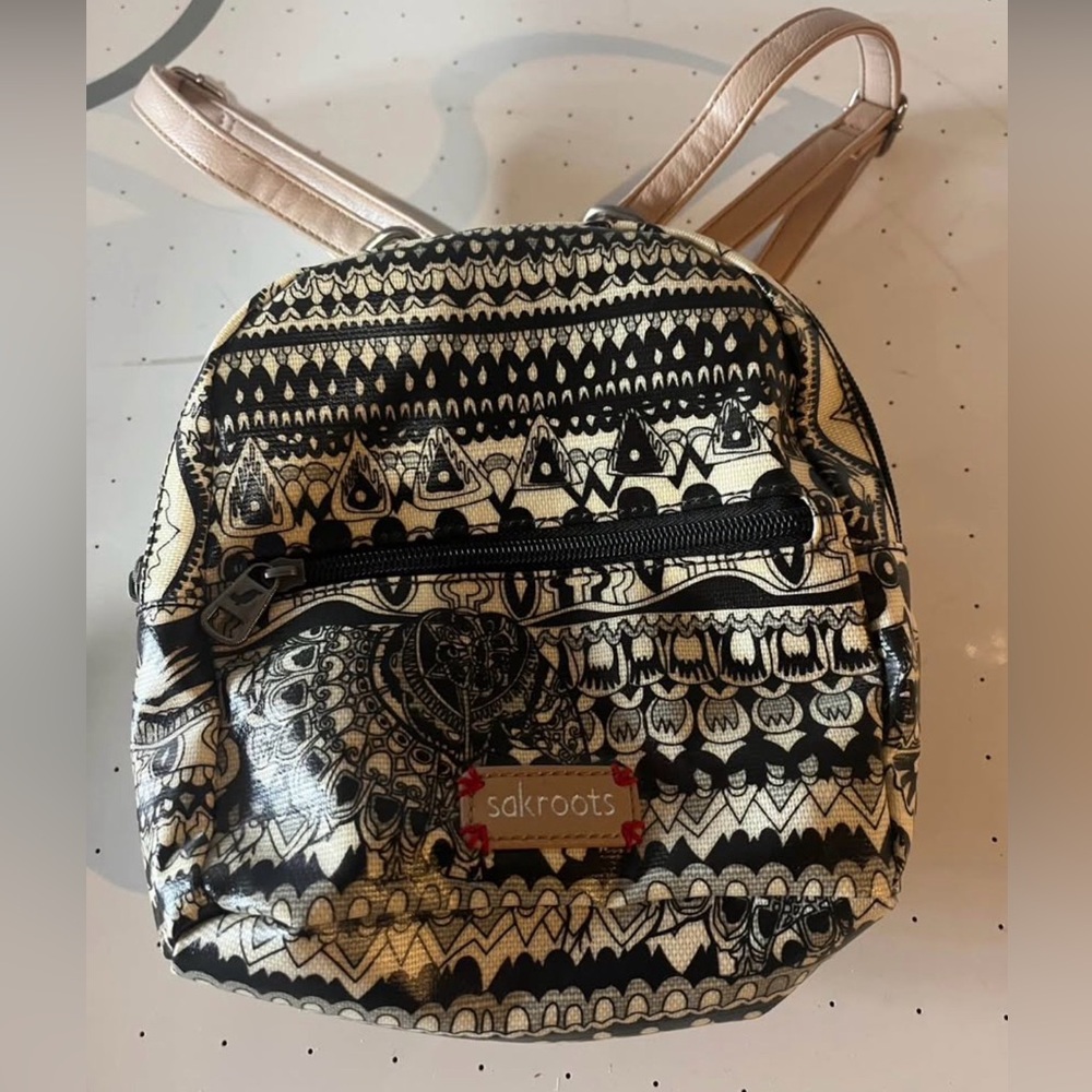 Sakroots Monochrome Patterned Backpack - image 2